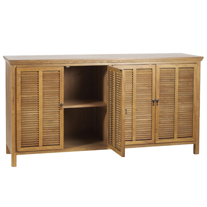 Louvre 4 Door Buffet in Elm