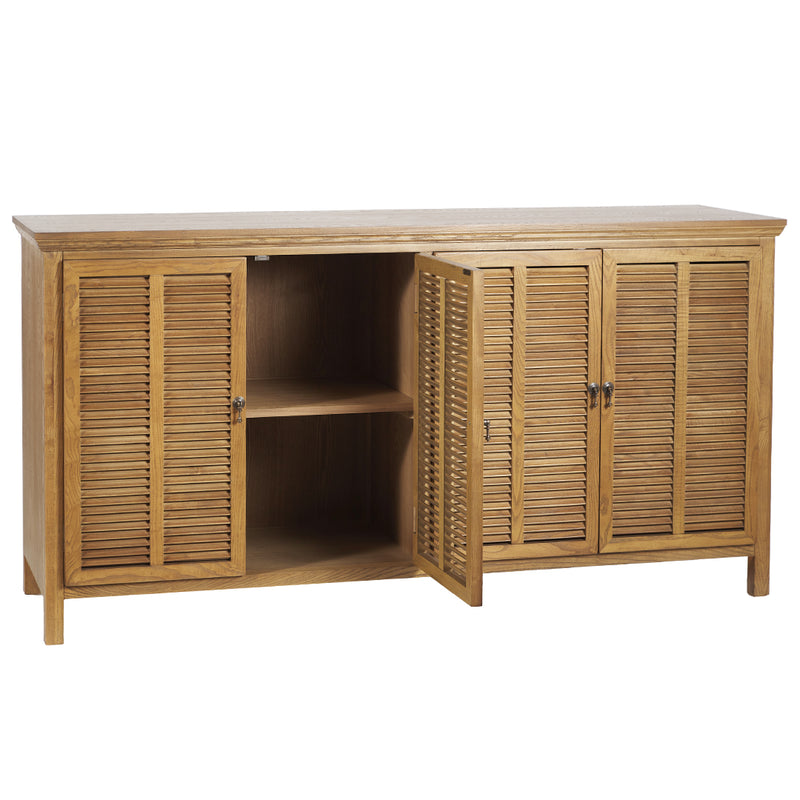 Louvre 4 Door Buffet in Elm