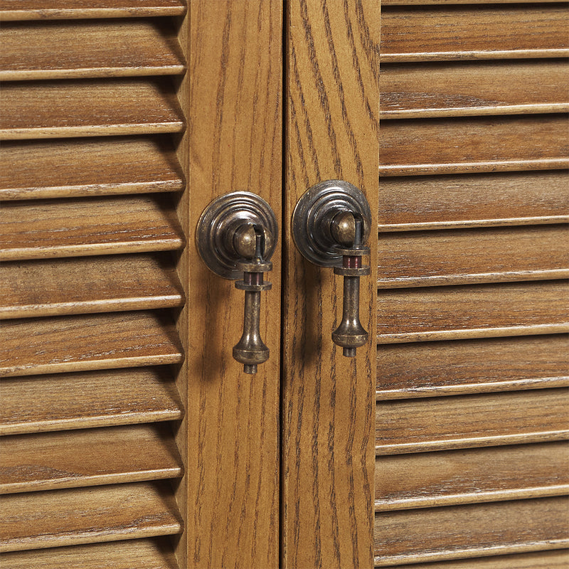 Louvre 4 Door Buffet in Elm