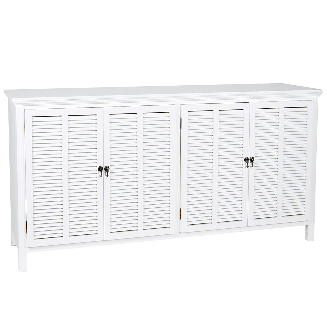 Louvre 4 Door Buffet in White