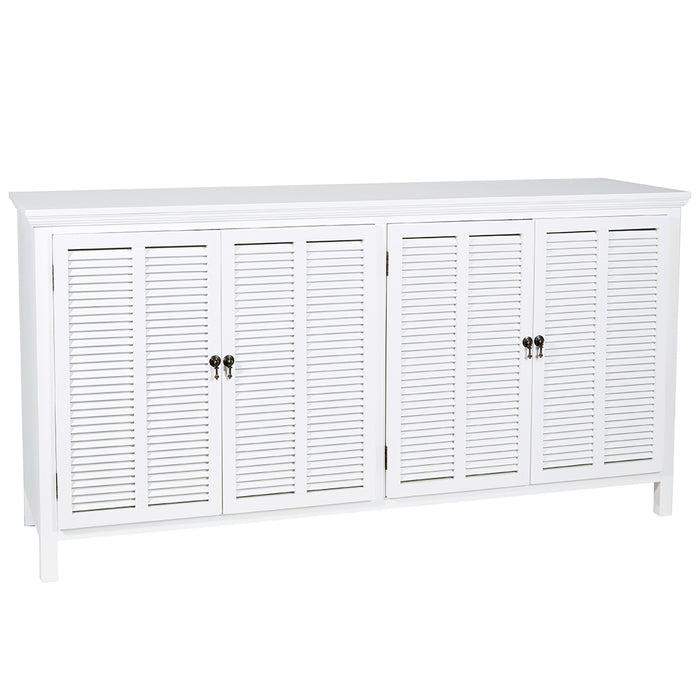 Louvre 4 Door Buffet in White