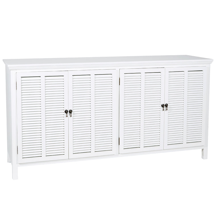 Louvre 4 Door Buffet in White