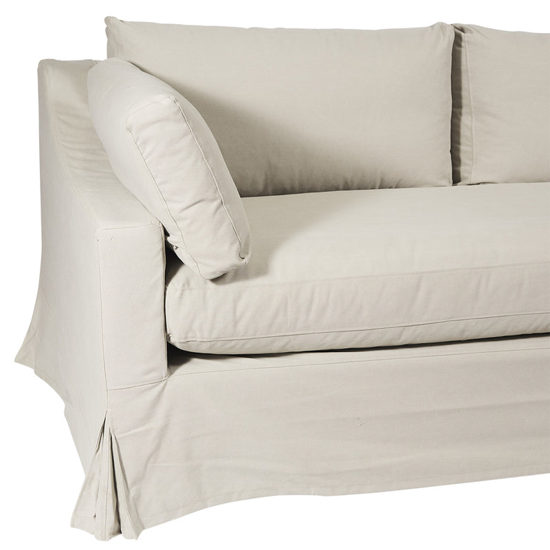 Irving Merricks 3.5 Seater Sofa in Sand Closeup