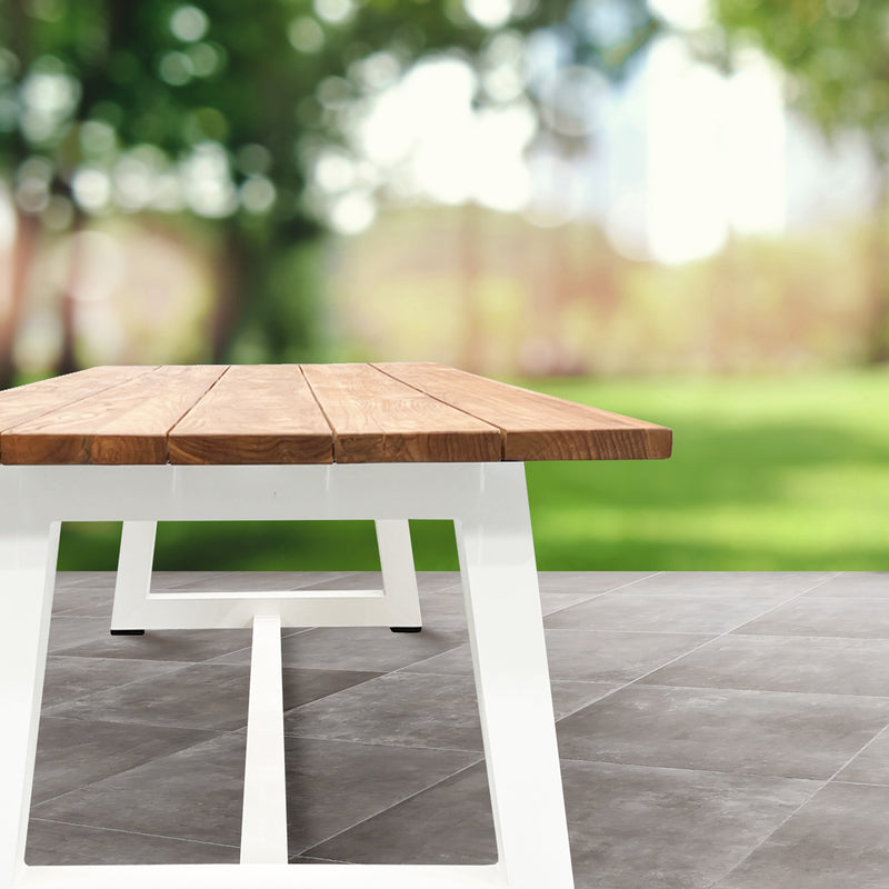 Catalina Baja Dining Table White Lifestyle