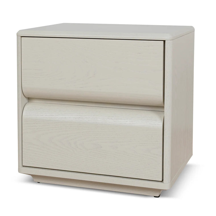 Annika Bedside Table - Ivory Oat