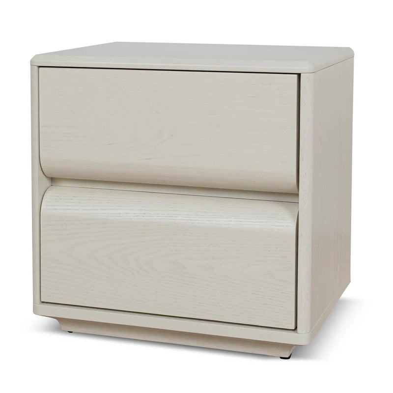 Annika Bedside Table - Ivory Oat