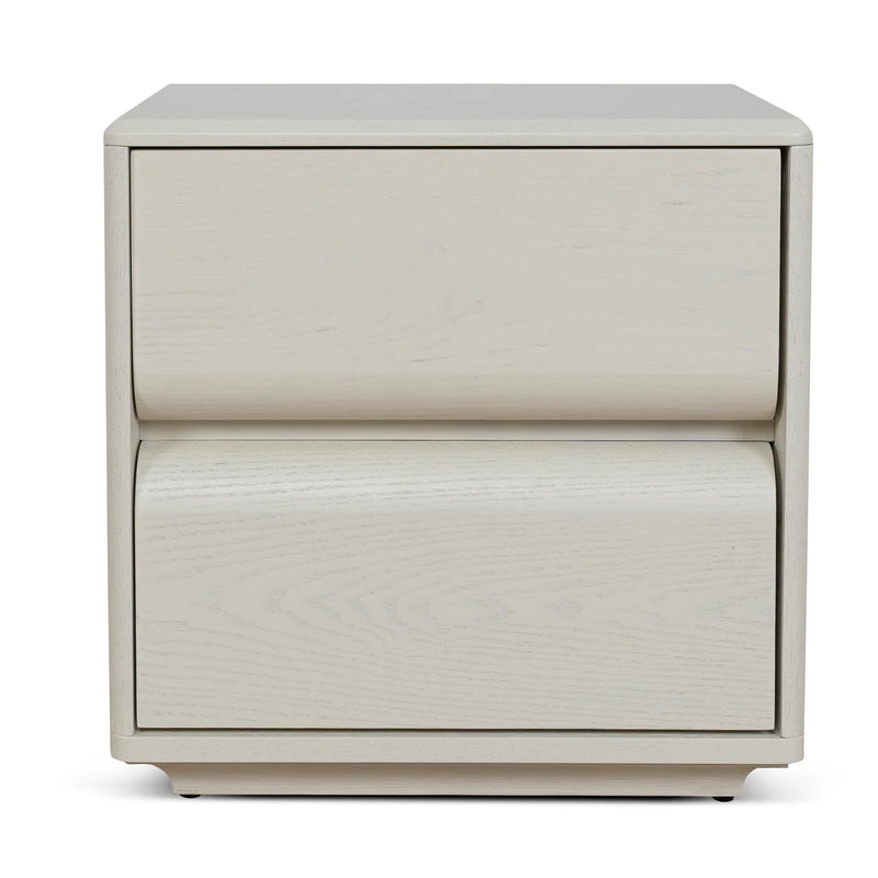Annika Bedside Table - Ivory Oat