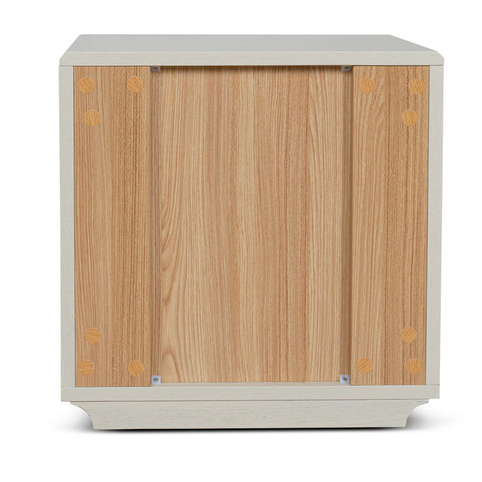Annika Bedside Table - Ivory Oat