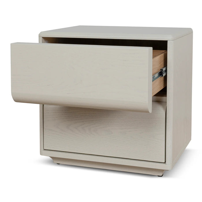 Annika Bedside Table - Ivory Oat